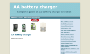 Aabatterycharger.org thumbnail