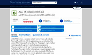 Aac-mp3-converter.software.informer.com thumbnail