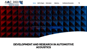 Aachen-acoustics-colloquium.com thumbnail