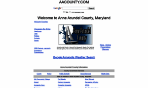 Aacounty.com thumbnail