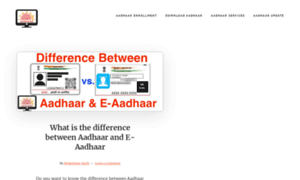 Aadhaarcard.co.in thumbnail