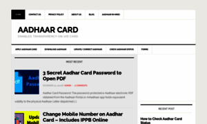 Aadhaarcard.net.in thumbnail