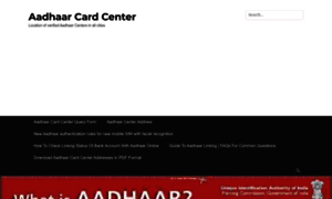 Aadhaarcardcenter.com thumbnail