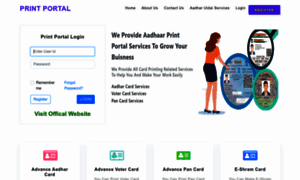 Aadhaarprintportal.net thumbnail