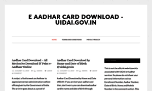 Aadharcarduidai.online thumbnail