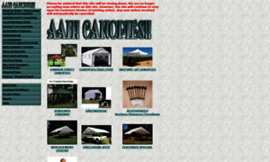 Aah-canopies.com thumbnail