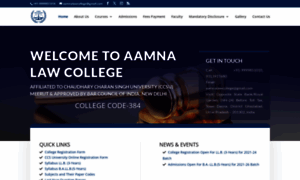 Aamnalawcollege.com thumbnail