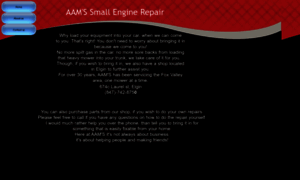 Aamssmallenginerepair.com thumbnail