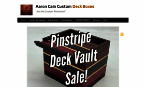 Aaroncaincustomboxes.com thumbnail