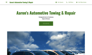 Aarons-automotive-towing-repair.business.site thumbnail
