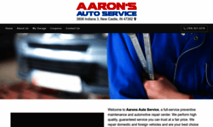 Aaronsautoservices.com thumbnail