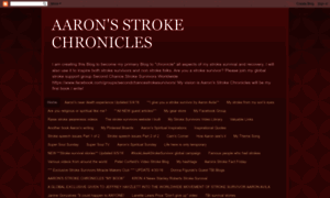 Aaronsstrokechronicles.blogspot.com thumbnail