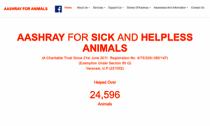 Aashrayforanimals.org thumbnail