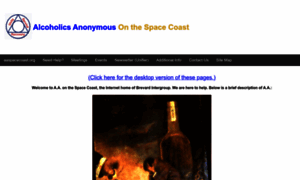 Aaspacecoast.org thumbnail