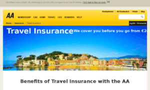 Aatravelinsurance.ie thumbnail