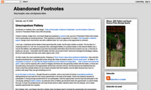 Abandonedfootnotes.blogspot.com thumbnail