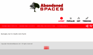 Abandonedspaces.net thumbnail