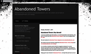 Abandonedtowers.blogspot.com thumbnail