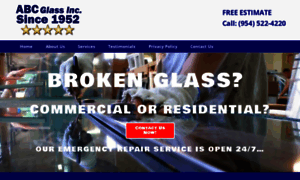 Abcglassinc.com thumbnail