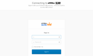 Abconnect.activisionblizzard.com thumbnail