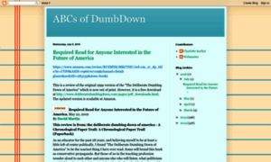 Abcsofdumbdown.blogspot.com thumbnail