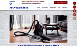 Abcvacuumshop.com thumbnail