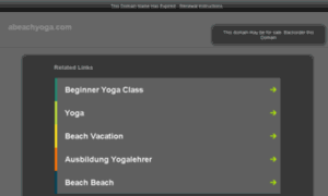 Abeachyoga.com thumbnail