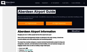 Aberdeen-airport-guide.co.uk thumbnail
