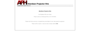 Aberdeen-projector-hire.co.uk thumbnail