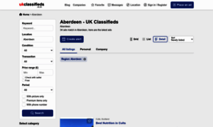 Aberdeen.ukclassifieds.co.uk thumbnail