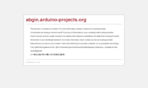 Abgin.arduino-projects.org thumbnail