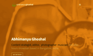 Abhimanyughoshal.com thumbnail
