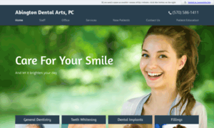 Abingtondentalarts.com thumbnail