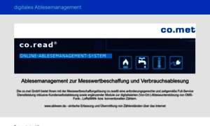 Ablesen.co-met.info thumbnail