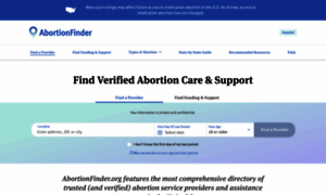 Abortionfinder.org thumbnail