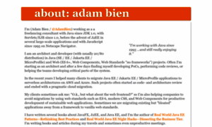 About.adam-bien.com thumbnail