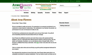 About.avasflowers.net thumbnail