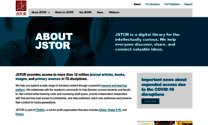 About.jstor.org thumbnail