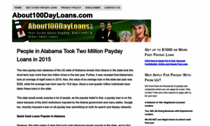 About100dayloans.com thumbnail