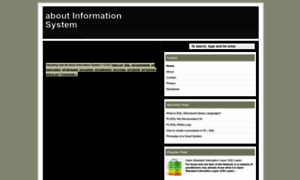 Aboutinformationsystem.blogspot.com thumbnail