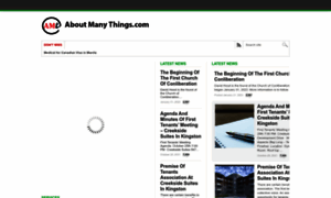 Aboutmanythings.com thumbnail