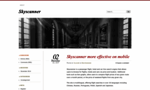 Aboutskyscanner.wordpress.com thumbnail