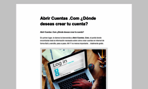 Abrircuentas.com thumbnail