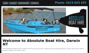 Absoluteboathire.darwinwebdesign.com.au thumbnail