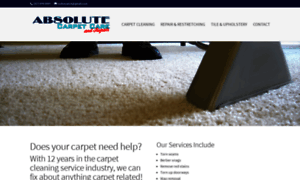 Absolutecarpetcareandrepair.com thumbnail