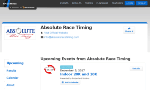 Absoluteracetiming.racemine.com thumbnail