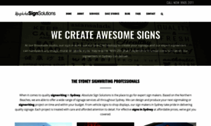 Absolutesignsolutions.com.au thumbnail