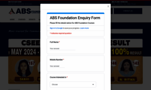 Absstudiesfoundation.com thumbnail