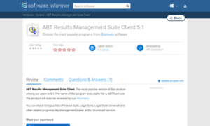 Abt-results-management-suite-client.software.informer.com thumbnail
