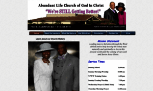 Abundantlife-cogic.org thumbnail